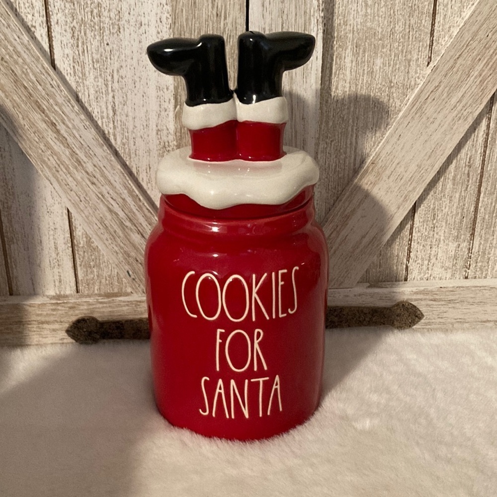 Rae Dunn Cookies For Santa Baby Canister - Picture 1 of 5